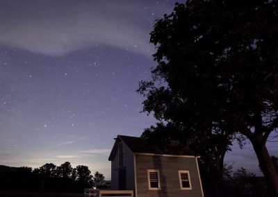 Cobble Knoll Orchard Farm Stand at Night